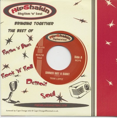 Trini Lopez / Dolly Lyon - Sinner Not a Saint - Palm Of Your Hand (7inch, 45r...
