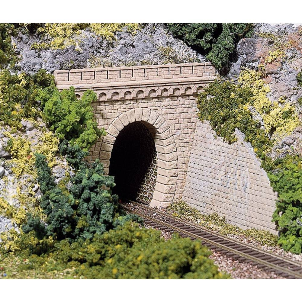 Entrée de tunnel Auhagen 41586 maçonnerie H0 portail voie unique plastique décor train