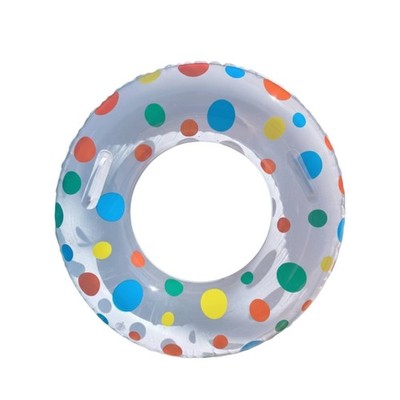 Poolring mit Griff, dicker aufblasbarer Achselschwimmer, niedlicher Druck, Wasserspaß