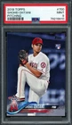 Shohei Ohtani 2018 Topps #700 Pitching Graded PSA 9 Mint Dodgers Rookie Card RC