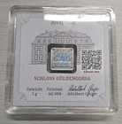 TonedGEIGER EDELMETALLE SCHLOSS GÜLDENGOSSA 1 GRAM .999 SILVER BAR IN ASSAY CARD