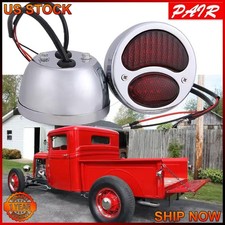 Vintage Custom Hot Rat Street Rod Tail Lights Stop 2x For Ford Car Truckus