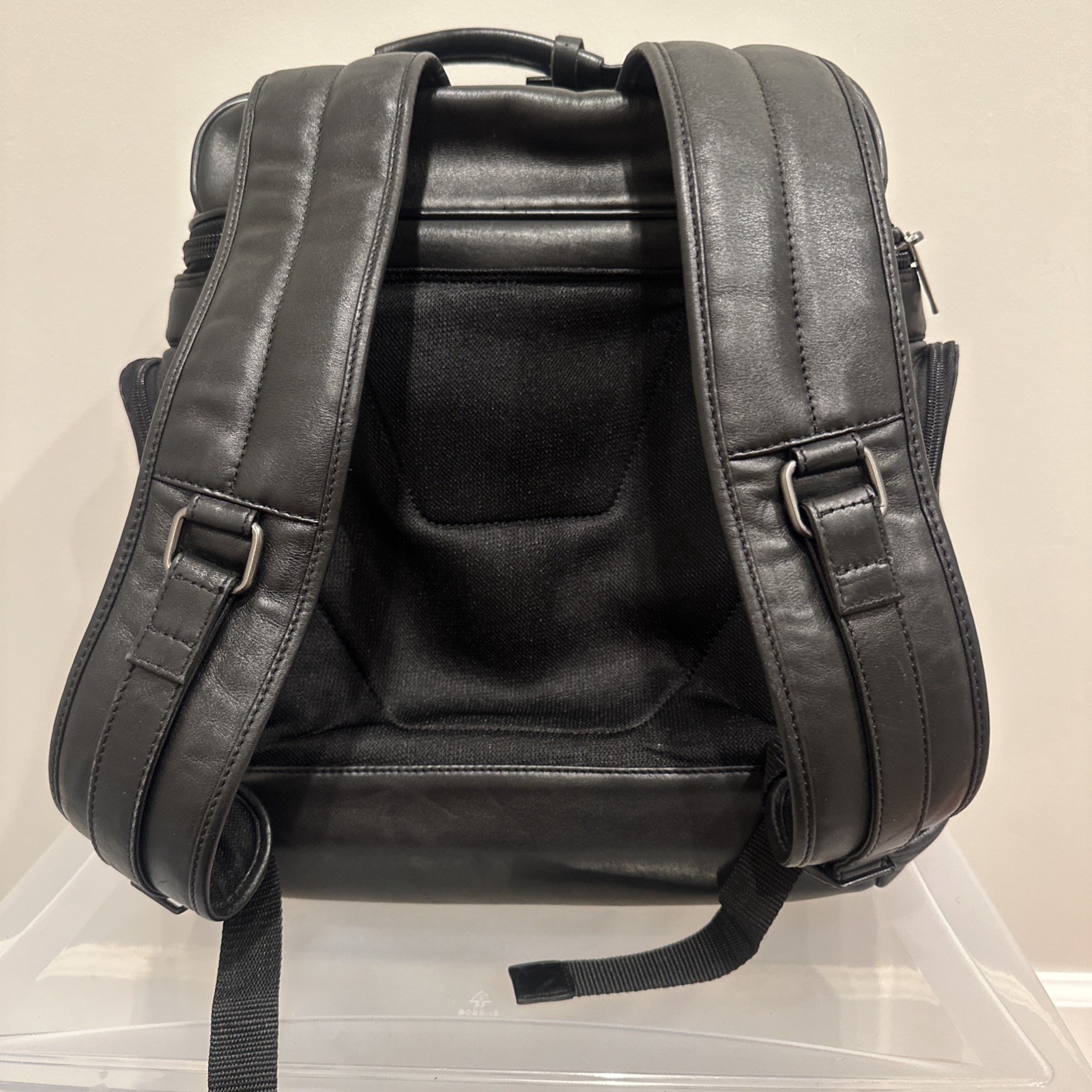 Men's Leather Backpack Simple Multifunctional Lei… - image 13