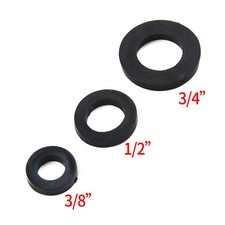 Assorted Rubber Washers Kit for Tap Bath Sink Basin Shower Seal (13 Pieces)