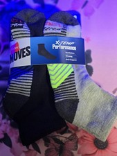 Hanes moves x-temp performance boys ankle socks