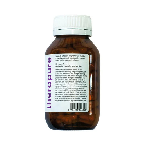 New MTHFR Wellbeing Therapure My Prenatal Methyl 90 Capsules - Picture 3 of 3