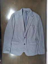 Bonobos Blazer Mens gray Unstructured Lanifico Fortex  100% Cotton 40 R