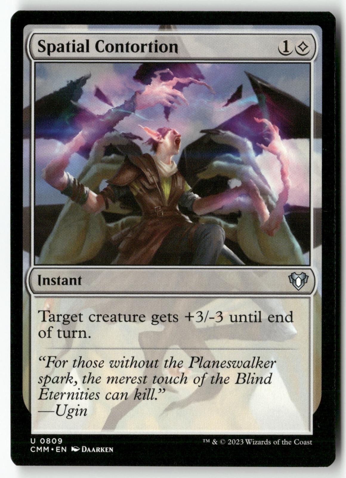 Spatial Contortion 809 Uncommon Commander Masters Magic: The Gathering NM