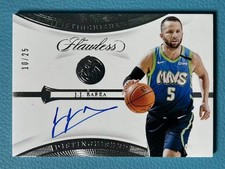 J J Barea 2019-20 Panini Flawless 10/25 Auto Distinguished #DA-JJB
