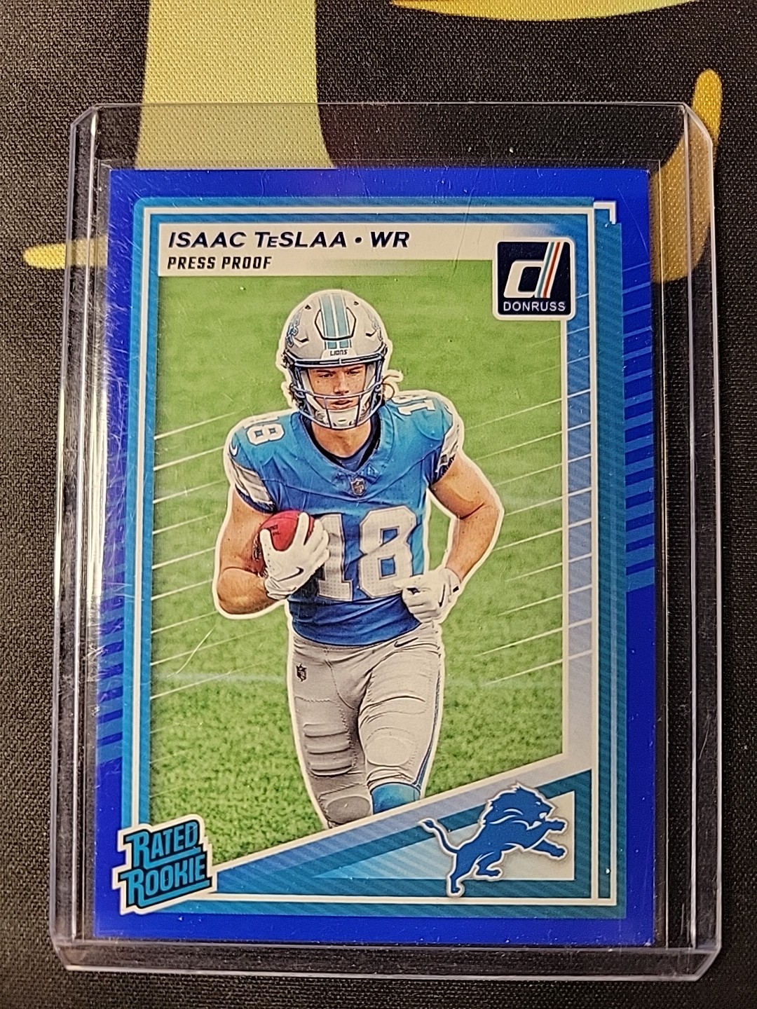2025 Donruss Isaac Teslaa Press Proof Blue 338