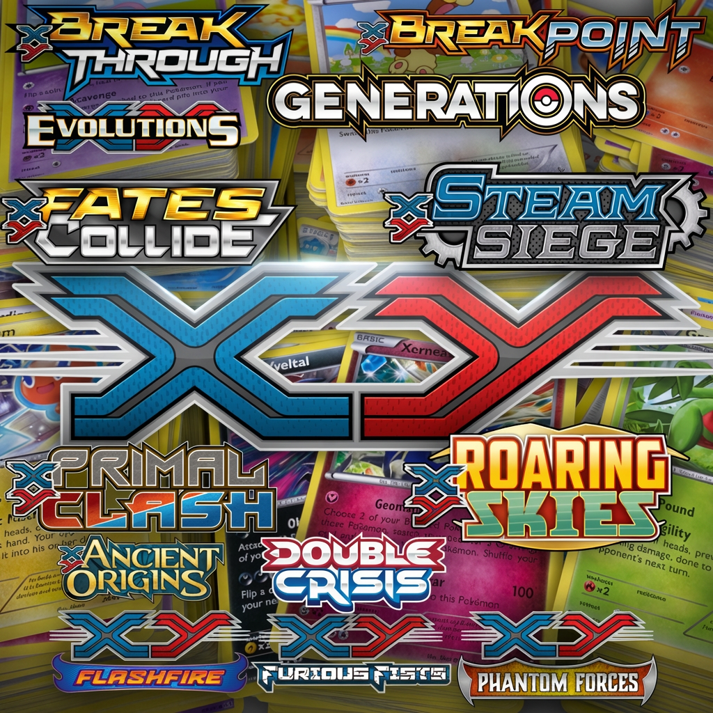 Pokémon Card Lot XY Era Sets 2013 - 2016 Common Uncommon Rare 80
