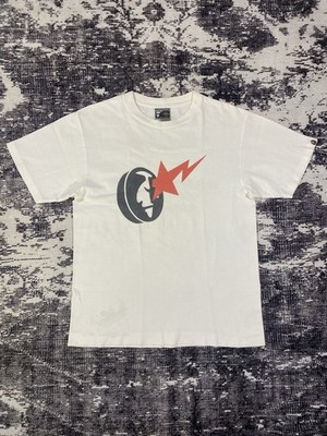 A Bathing Ape BAPE STA White Ape Head Logo Graphic Cotton Tee Shirt Size M