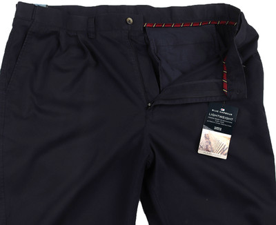 M&S Mens Marks & Spencer Blue Chino Trousers Size 40 Leg 33 DEFECTS