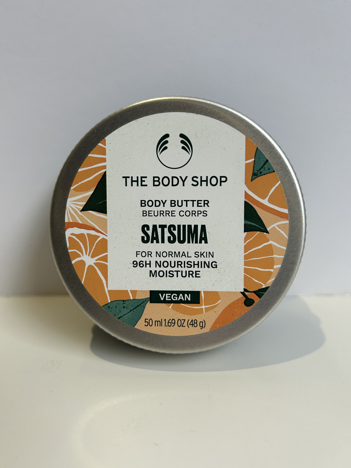 The Body Shop Satsuma Body Butter 50ml Vegan Moisturiser Travel