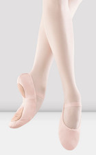 S0258L Ladies Dansoft bloch Split Sole Ballet Shoes not returnable 6.5 C Pink