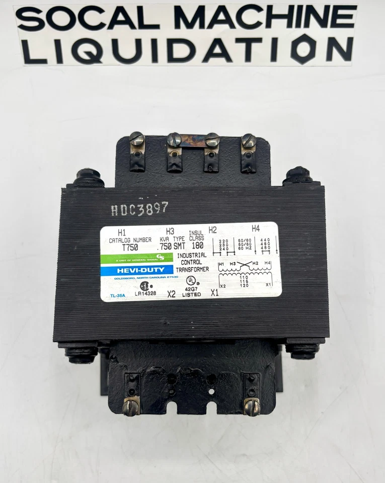 General Signal / T750 / Control Transformer - Image 2 of 4