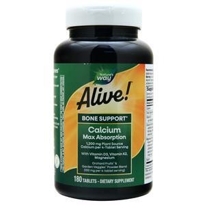 Natures Way Alive Calcium Max Absorption 180 tabs 7990₽