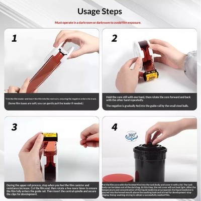 Professional Film Developing Tank Developing Washing Darkroom Film Processing
