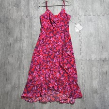 NWT Chelsea 28  Floral Wrap Midi Dress Women's Small