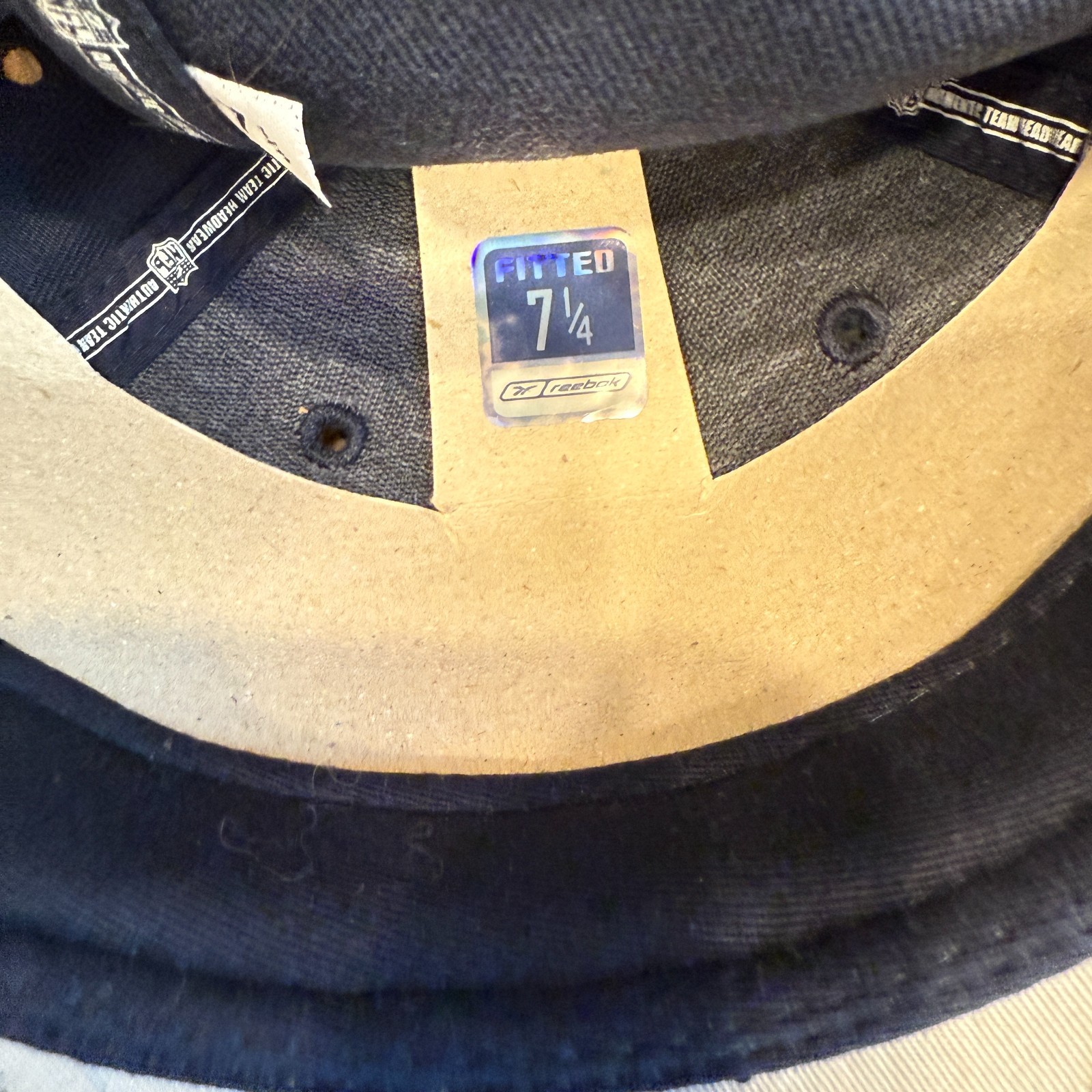 Chicago Bears Reebok On Field Fitted Hat 7 1/4 Wool Navy NFL Cap GSH Authentic thumbnail 11