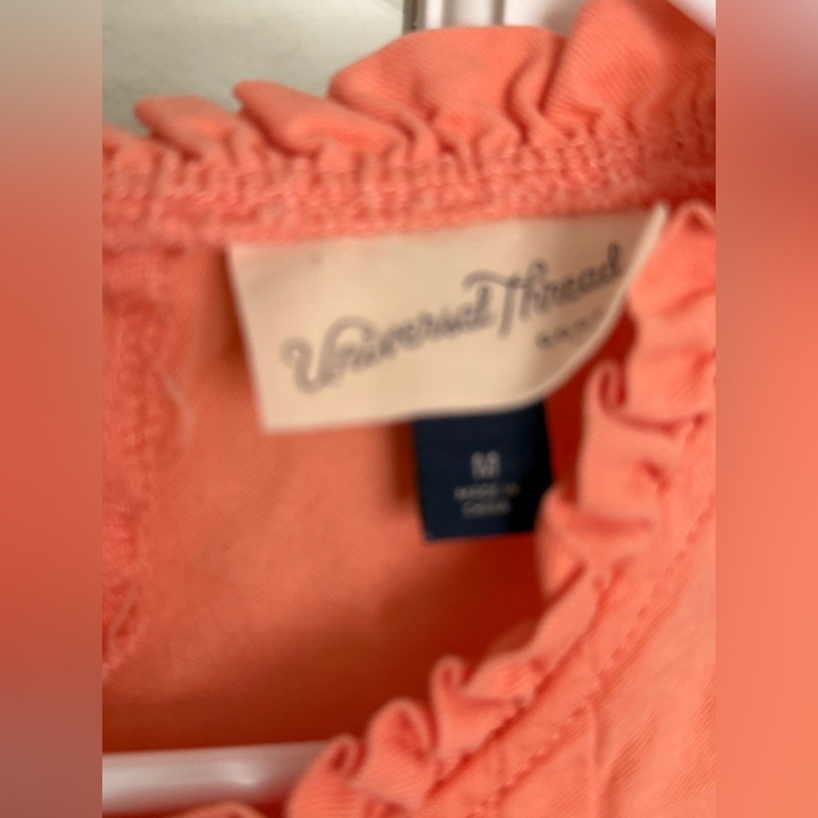 Universal Thread Women's Coral Ruffled Sleeveless… - image 5