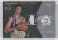 2007-08 SPx Freshman Orientation Patch 17/25 Spencer Hawes #FO-SH Patch 0f6