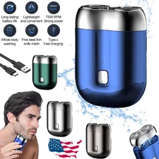 2025 New Upgrade Pocket Shaver USB Mini Shavers for Men, Rechargeable Waterproof