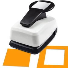 Square Hole Punch, 1.5 inch Square Paper Punch, Squares Punches for Paper Cra...