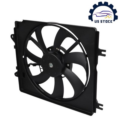 Right Passenger Side AC Condenser Cooling Fan For 2017-2022 Honda CR-V 1.5L