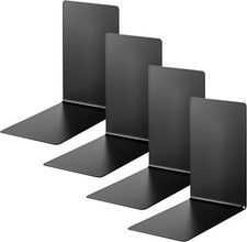 Alco-Albert 4301-11-4 - Buchst&uuml;tzen aus Metall, 4 St&uuml;ck, schwarz, 14 x 14 x 8,5
