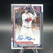 2024 Bowman Draft Braden Montgomery 1st Bowman Chrome Auto Autograph #CPA-BM