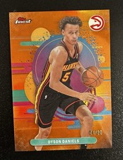 Dyson Daniels 2025-26 Topps Finest Atlanta Hawks Uncommon Orange /20 #149