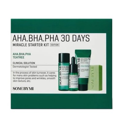 [SOMEBYMI] Some By Mi AHA BHA PHA 30 Days Miracle Starter Kit - 1pack (4pcs)