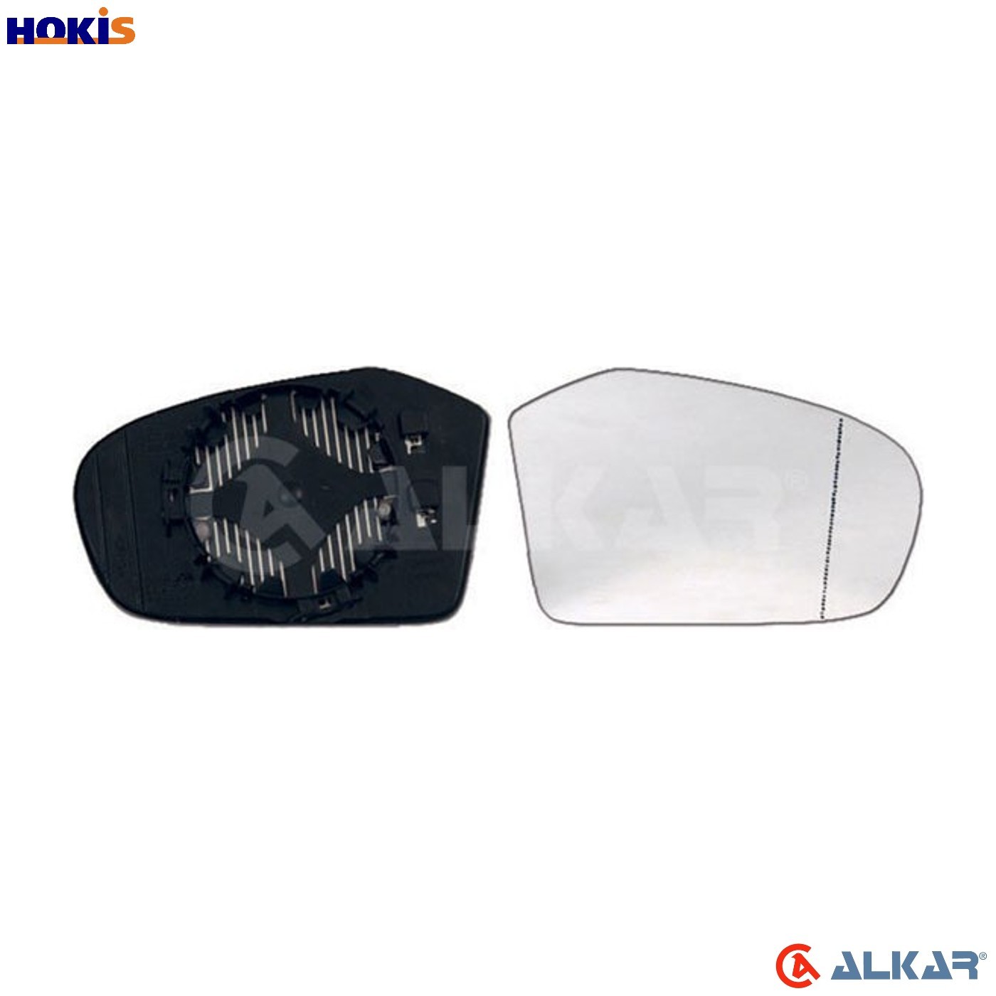 6413994 ALKAR Mirror Glass, outside mirror for ,MERCEDES-BENZ,VW - Image 6