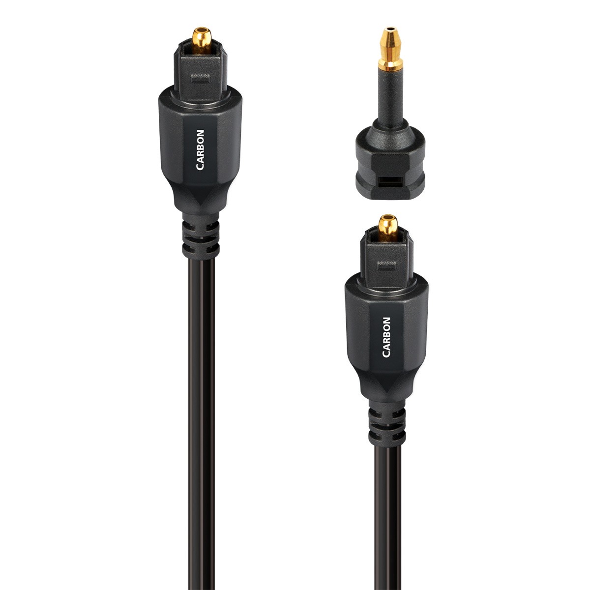 Цифровой аудиокабель AudioQuest Carbon Optilink с мини-адаптером 492 фута 28590₽