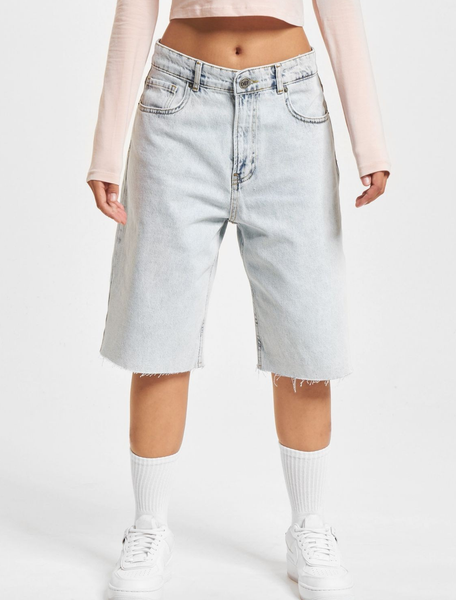 DEF Damen Shorts Jeans Shorts Bermuda Kurze Hose Baumwolle Hellblau-image