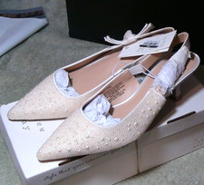 Women's Milan Slingback Pumps - A New Day Cream Stiletto Heel 6-11 