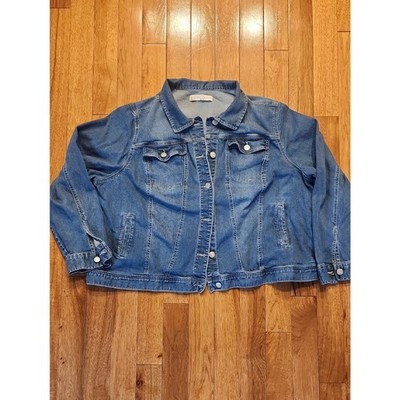 EAST 1946 DENIM Classic Blue Denim Jacket P2P 27