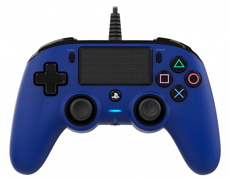 Nacon Controller PS4 per Bambini e Ragazzi - Compatto, Resistente, Blu