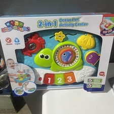Mini Explorers 2-IN-1 OCEAN FUN ACTIVITY CENTER INTERACTIVE TOY  9 Months NIB