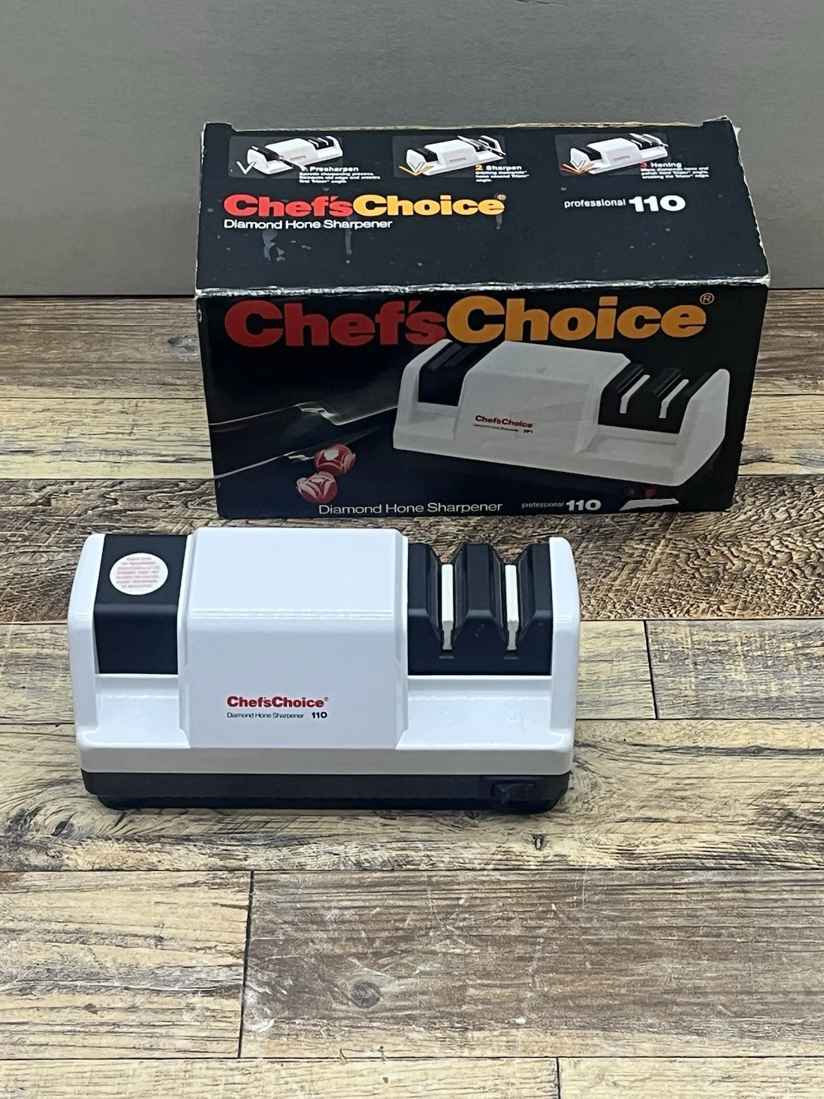 CHEF'S CHOICE Model 110 3 Stage Diamond Hone Electric Knife Sharpener