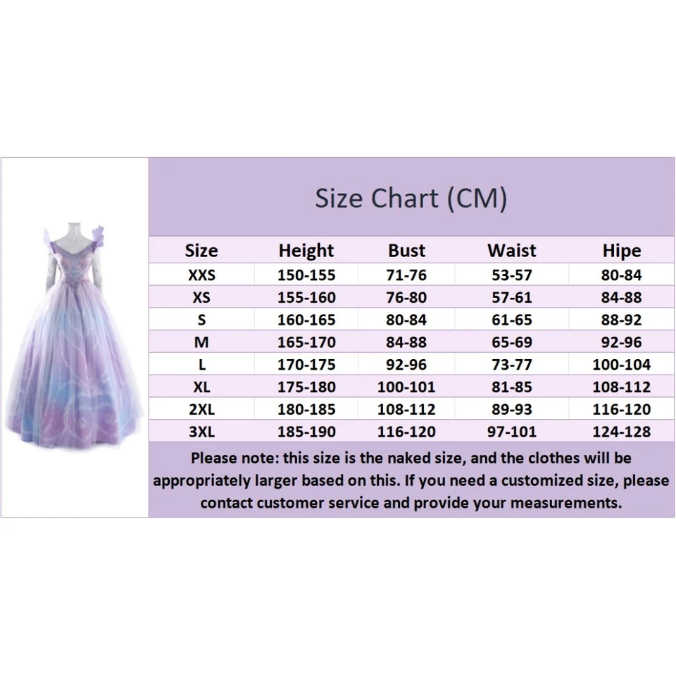 Wicked Part Two Glinda Cosplay Formal Dress with Crown Earings Role-Play Costume - Image 3 of 4