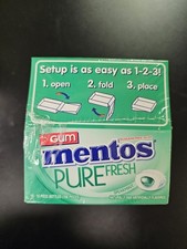 Mentos Pure Fresh Spearmint Sugar Free Gum 10-15 Piece Bottles NEW Sealed