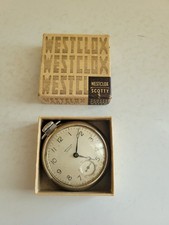 Vintage Westclox Scotty Pocket Watch with Original Box  615 Needs Work