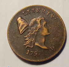 1797 Liberty Cap Half Cent Coin Modern Restrike
