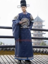 Classic Dragon Printing Hanfu Ming Dynasty Long Robe Costume Halloween Cosplay
