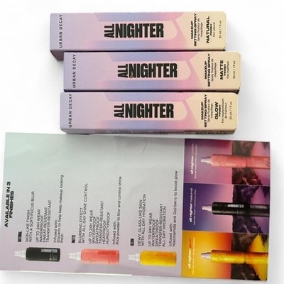Urban Decay All Nighter Setting Spray Set   includes Glow, Matte & Natural