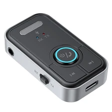 USB Wireless Bluetooth 5.3 Transmitter Receiver 2in1 Audio Adapter 3.5mm Aux Car