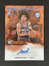 1 of 1 Jared McCain Rookie Hot Signatures Autograph - 2024-25 NBA Hoops #HSR-JAR