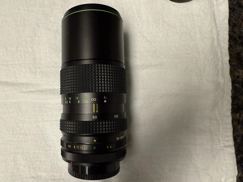 (Casi como nuevo y reconstruido) - Zoom automático Hanimex 80-200 mm F4,5 MC para montaje Canon FD Foto 4 de 4